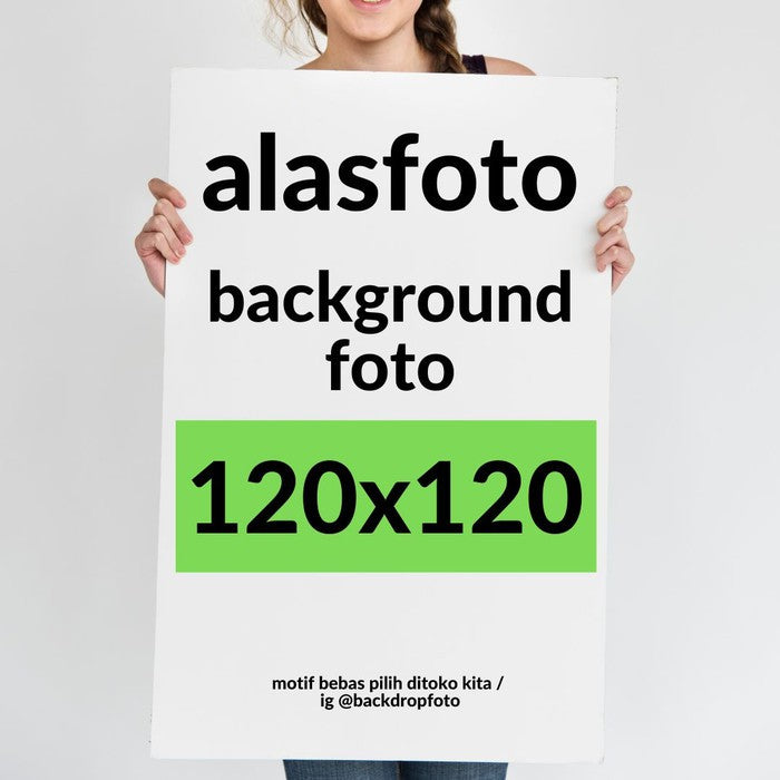 IMPODIO Alas foto atau background gulung UKURAN besar 120x150 cm