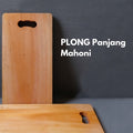 IMPODIO Talenan kayu Mahoni berkualitas ukuran 34 x 18 cm - tampak samping