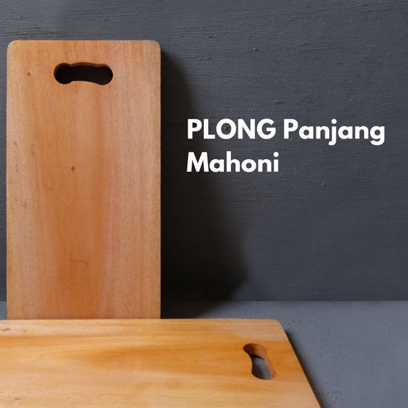 IMPODIO Talenan kayu Mahoni berkualitas ukuran 34 x 18 cm