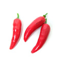 IMPODIO Mini Cabe palsu merah dan hijau untuk properti foto produk - background putih