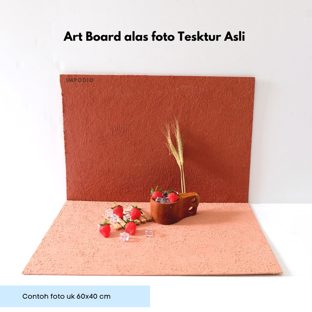 IMPODIO Artboard – Texture background warna pastel real plywood