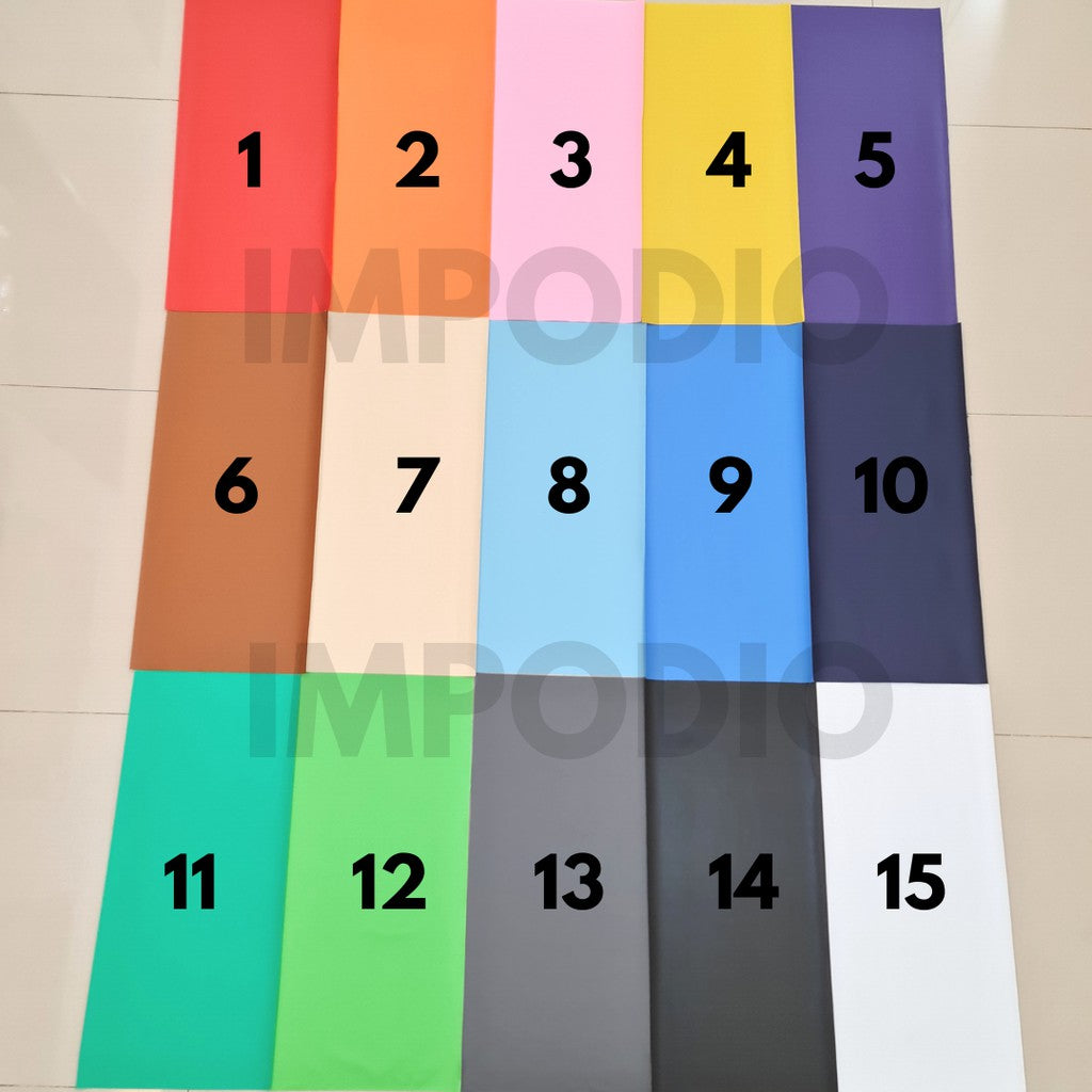 Impodio Background foto warna polos terbaik Ukuran 70 x 100 cm