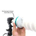 IMPODIO Lamp holder E27 socket IMPODIO – Properti foto studio - tampak samping