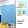 IMPODIO T-Shape stand + Background IMPODIO HIJAU muda - dalam penggunaan