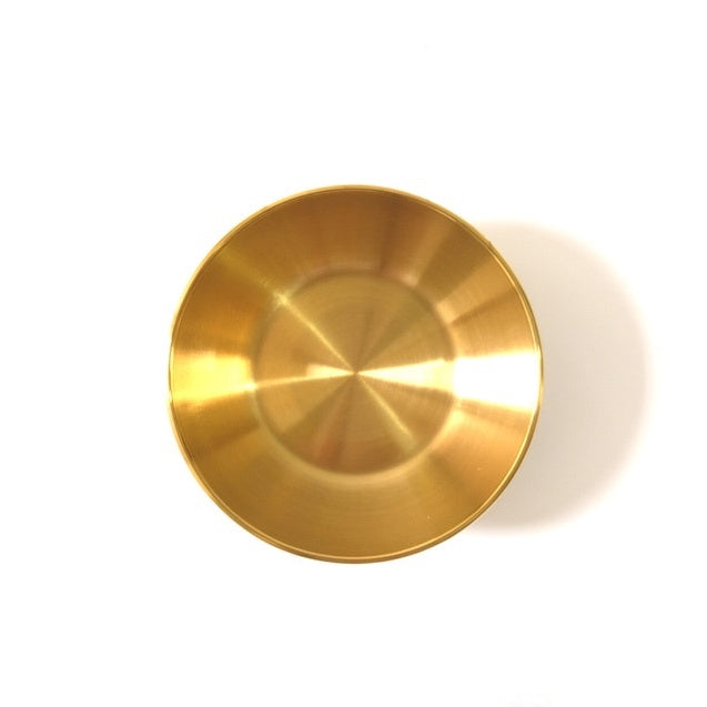 IMPODIO Mangkok dekorasi Gold 8 cm – properti photo makanan foto props