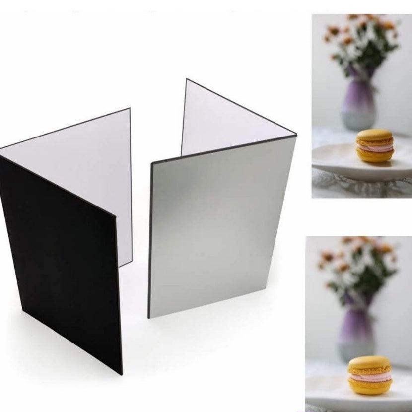 IMPODIO Papan Reflektor Mini 3 Warna/ Foto Makanan Reflector Cahaya