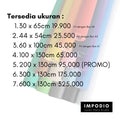 IMPODIO Background foto warna polos terbaik Ukuran 200 x 140 cm - close up