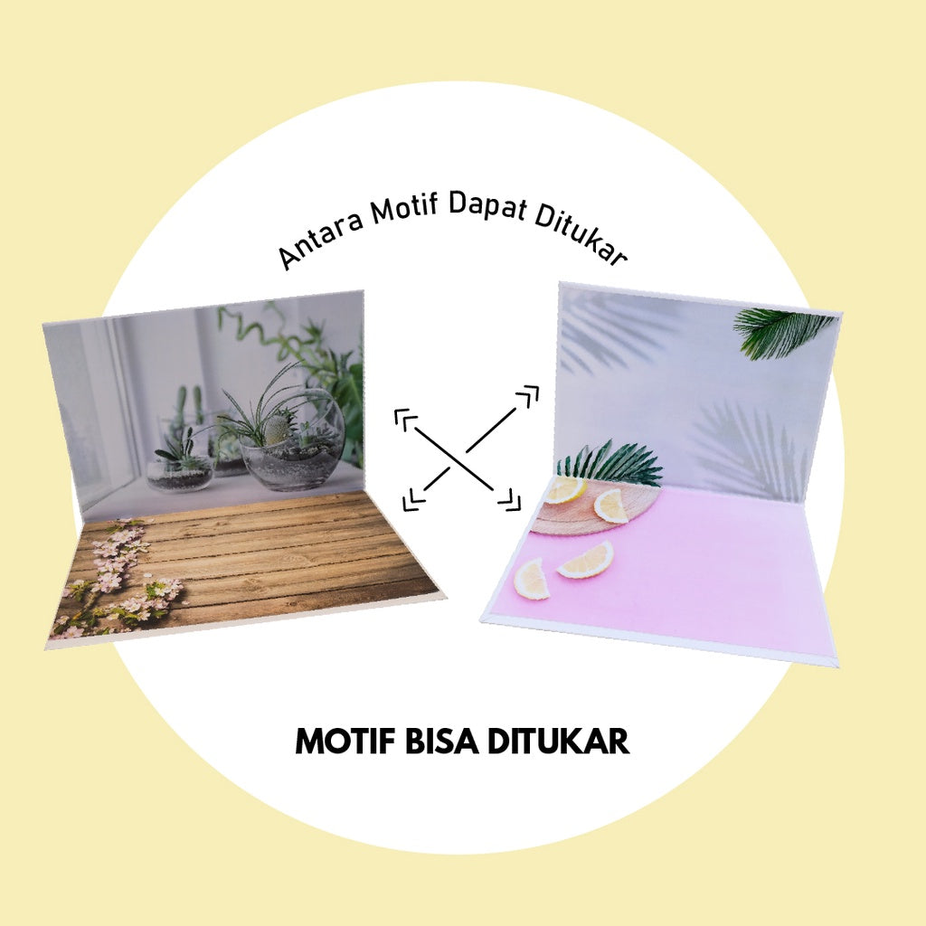 IMPODIO Alasfoto lipat lapis papan A2 medium size tema dapur