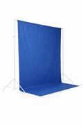 IMPODIO Kain Bluescreen Background warna biru lebar ukuran 2.4m x 3m - close up