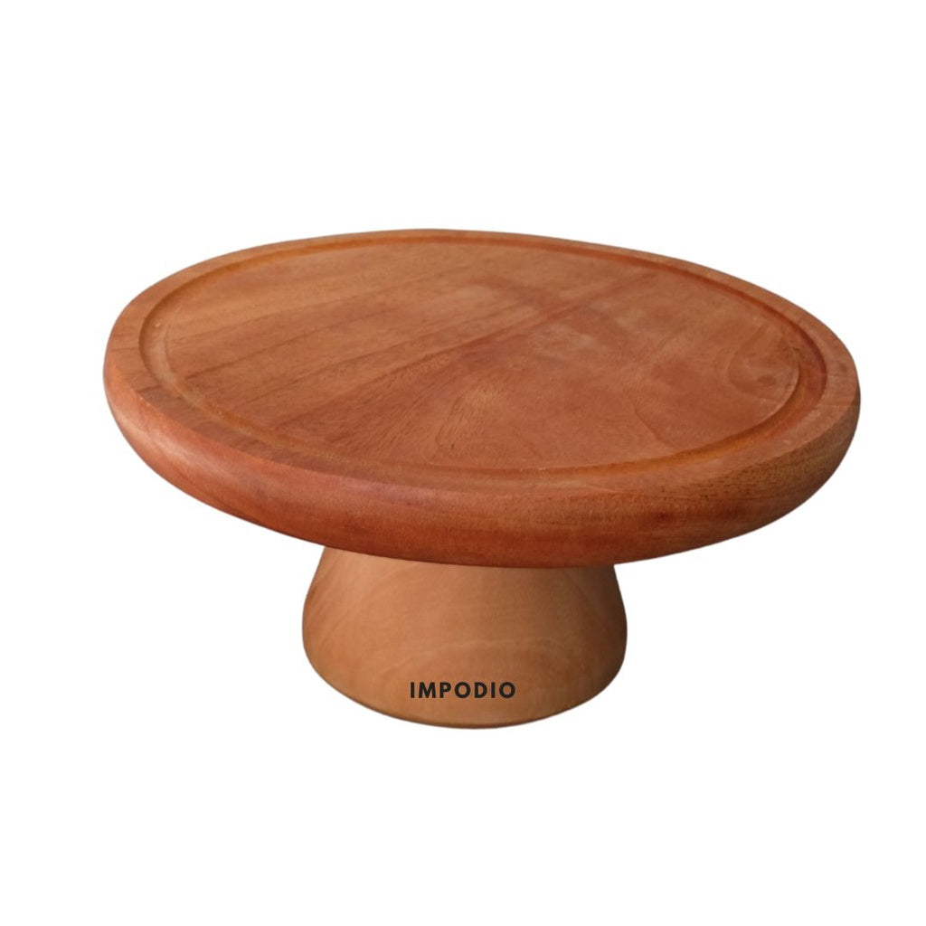 IMPODIO Showcase kayu mahoni Stand tinggi 11cm Diameter 20cm