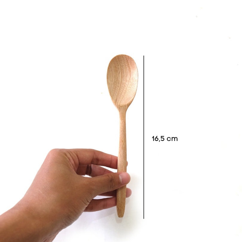 Set Piring kayu Free sendok garpu dan pisau IMPODIO