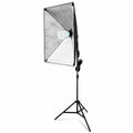 IMPODIO Paket lengkap Payung Reflektor 5070+ stand 2m + bohlam 45 watt