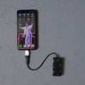 IMPODIO OTG adaptor type C – sambungan USB to type C - dalam penggunaan