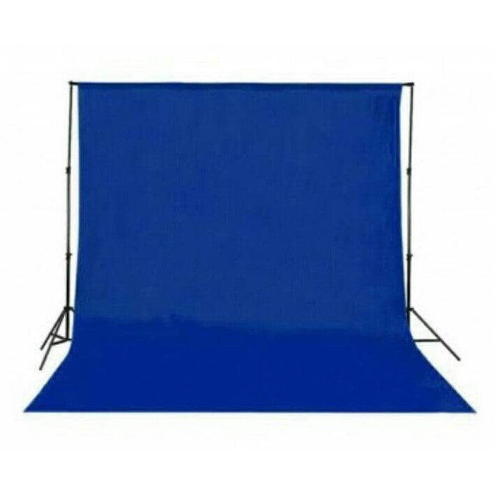 IMPODIO Kain Bluescreen Background warna biru lebar ukuran 2.4m x 3m