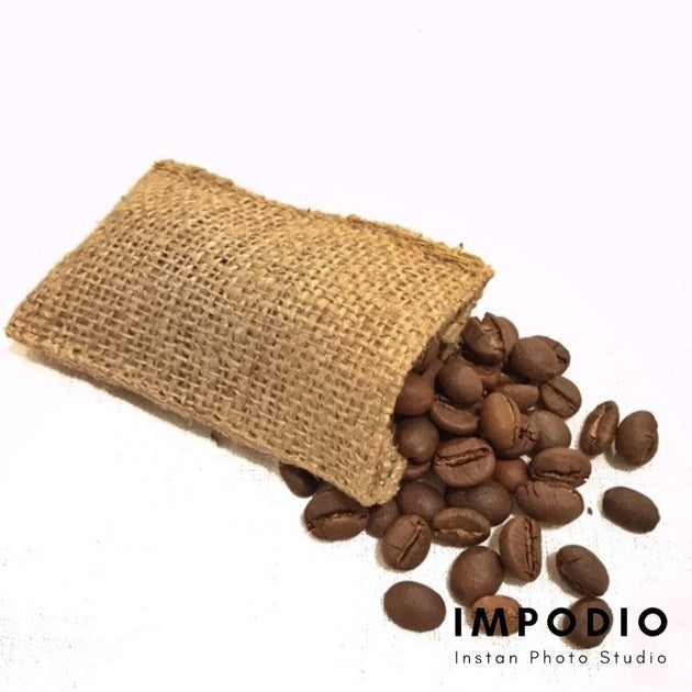 IMPODIO Karung goni mini / karung parfum kopi ukuran 6x9cm aksesoris photography