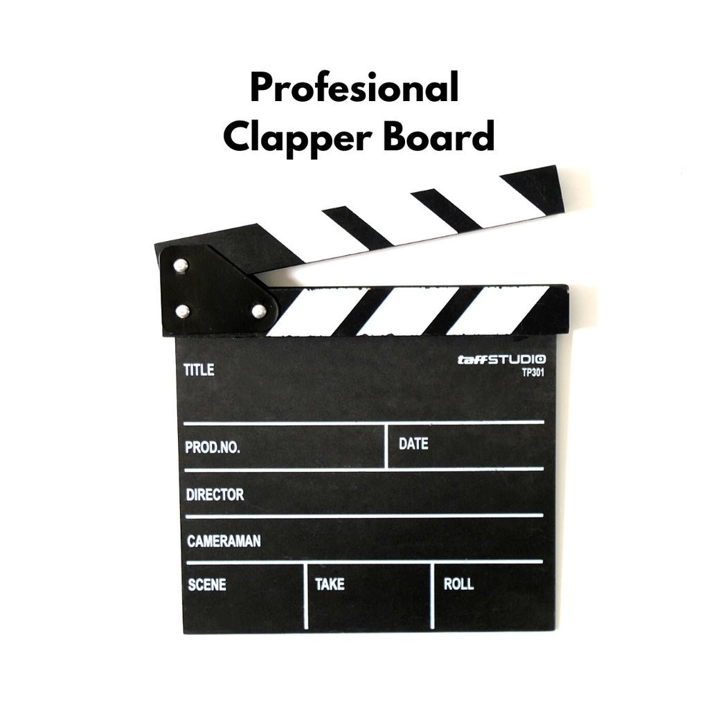 IMPODIO Clapper board – papan film sutradara props studio - tampak samping