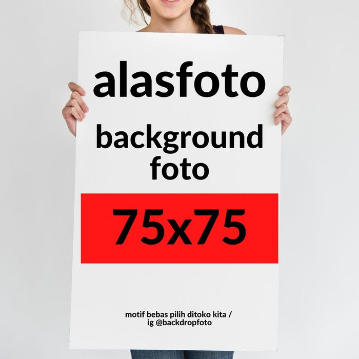 Alas foto atau background gulung UKURAN besar | 75x75cm