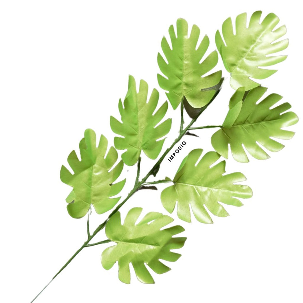 Daun Tangkai montsera 7 daun palsu photo props IMPODIO
