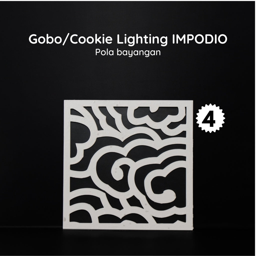 IMPODIO Gobo white – pembentuk bayangan foto - close up