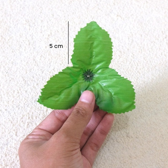 IMPODIO Leaf set artificial / paket daun bunga mawar hijau / props foto