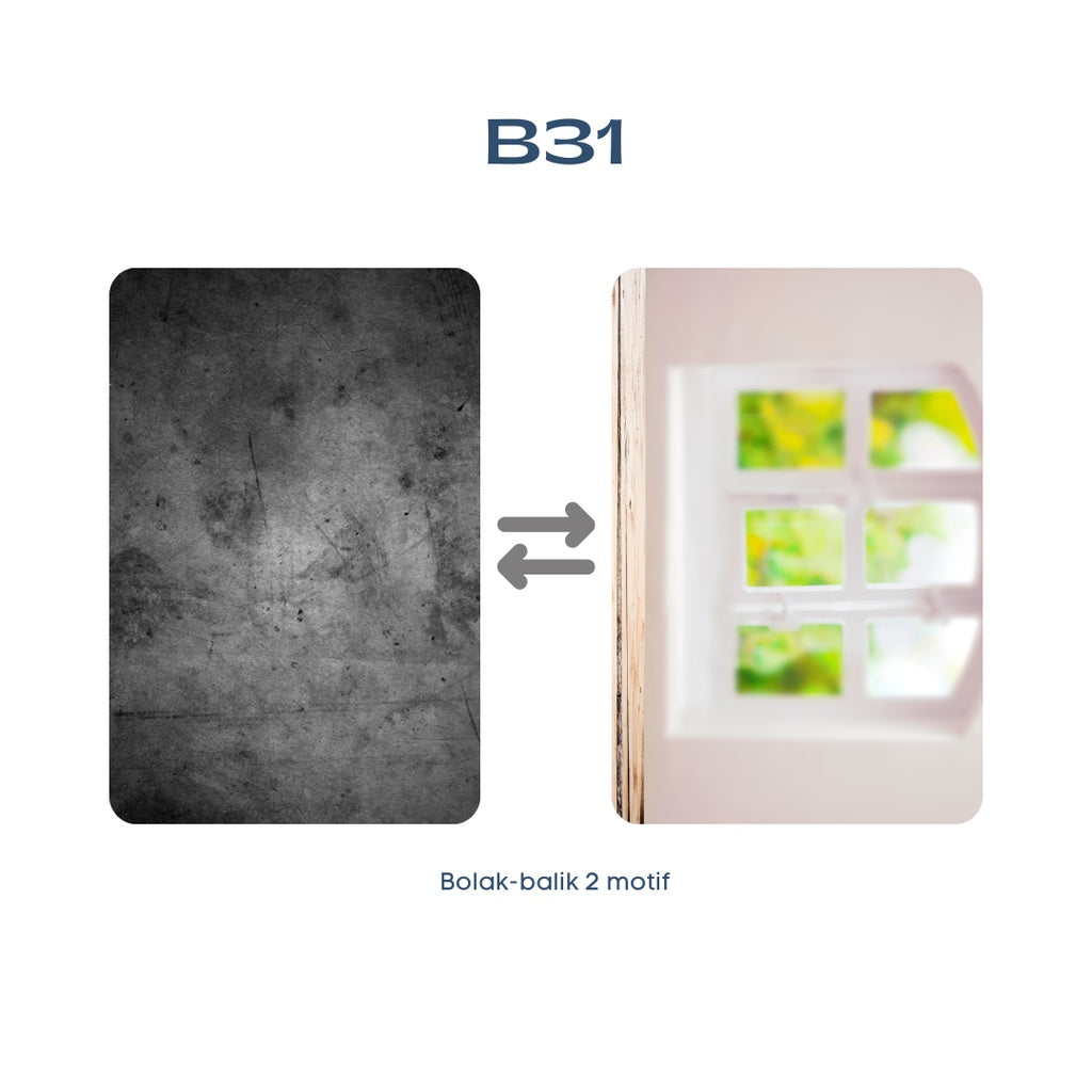 IMPODIO Styling Board IMPODIO | Alas foto papan bolak balik 40x30 cm