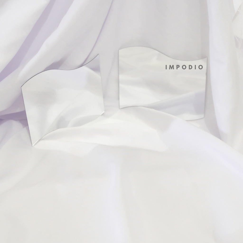 IMPODIO Wave Aesthetic Mirror  / cermin acrylic / dekorasi photo props
