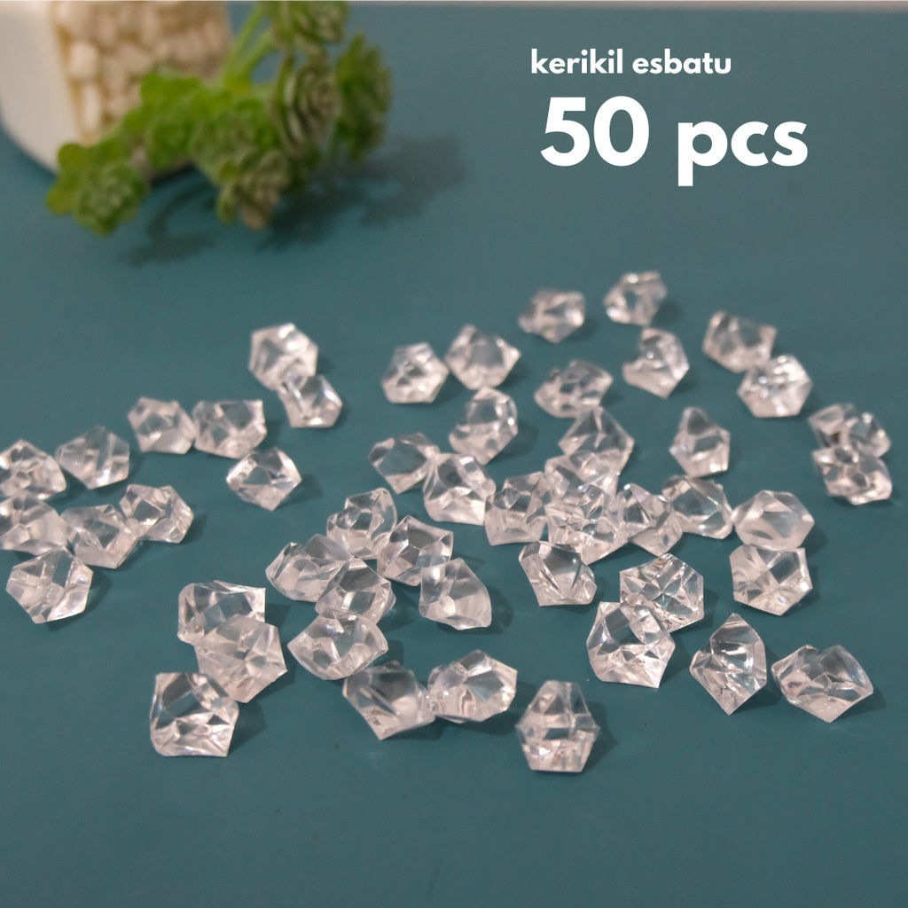 Kerikil es batu / ice cube crackers ukuran paling kecil IMPODIO props