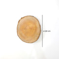 IMPODIO Wood Slice Kayu Natural 15-17cm  -  Props foto flaylayout tatakan rustic  aesthetic