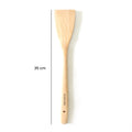 IMPODIO Spatula – Sutil – Centong masak kayu mahoni bagus panjang kuat - dalam penggunaan