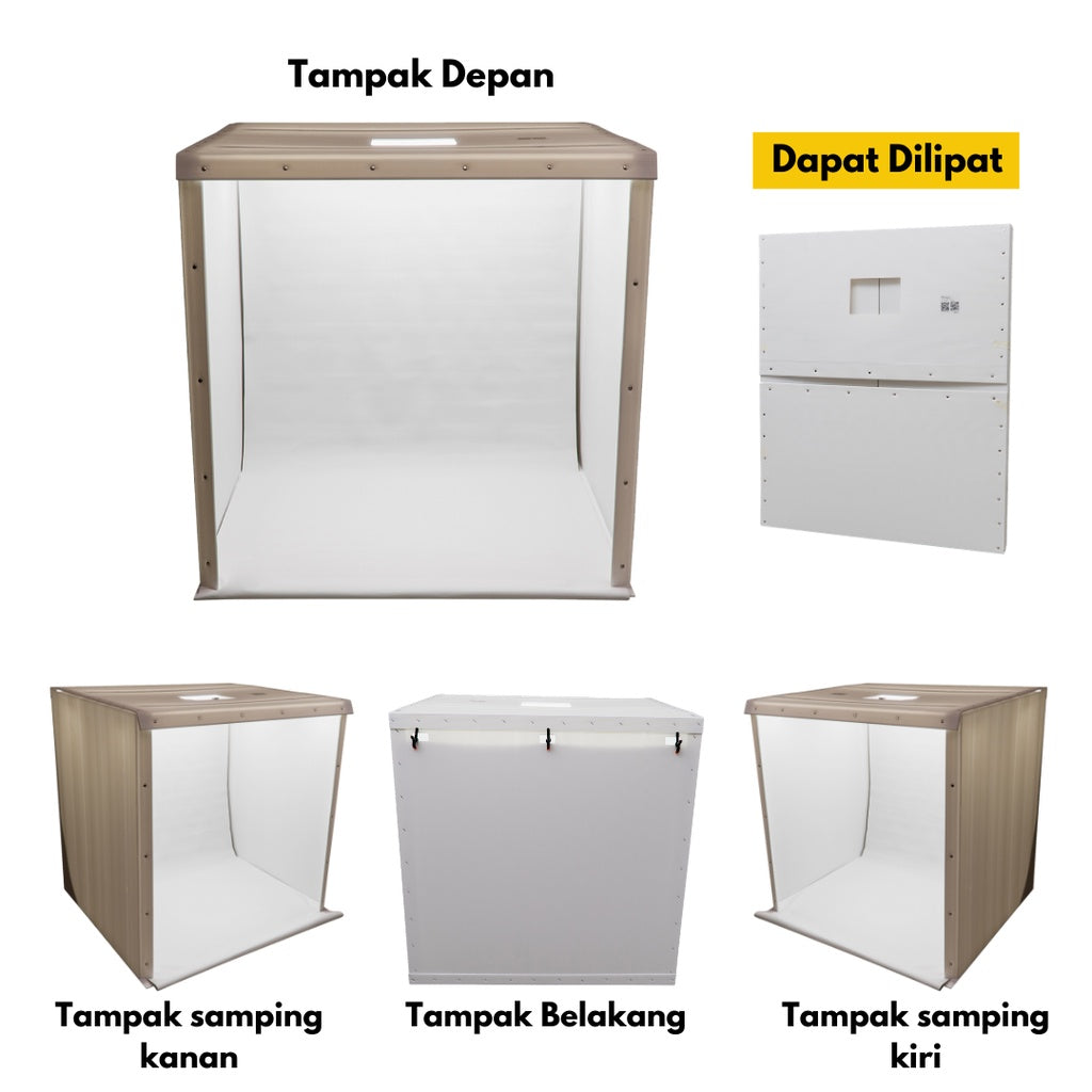 IMPODIO Box photo studio ukuran 1m x 1m