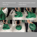 IMPODIO Instan Greenscreen Big size 145cm portable di kursi foldable - dalam penggunaan