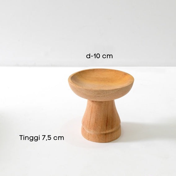 IMPODIO Stand cake kayu  / display dessert kue / properti foto makan