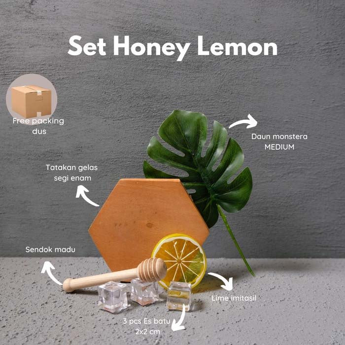 IMPODIO Paket Honey Lemon / set aesthetic photo produk props foto