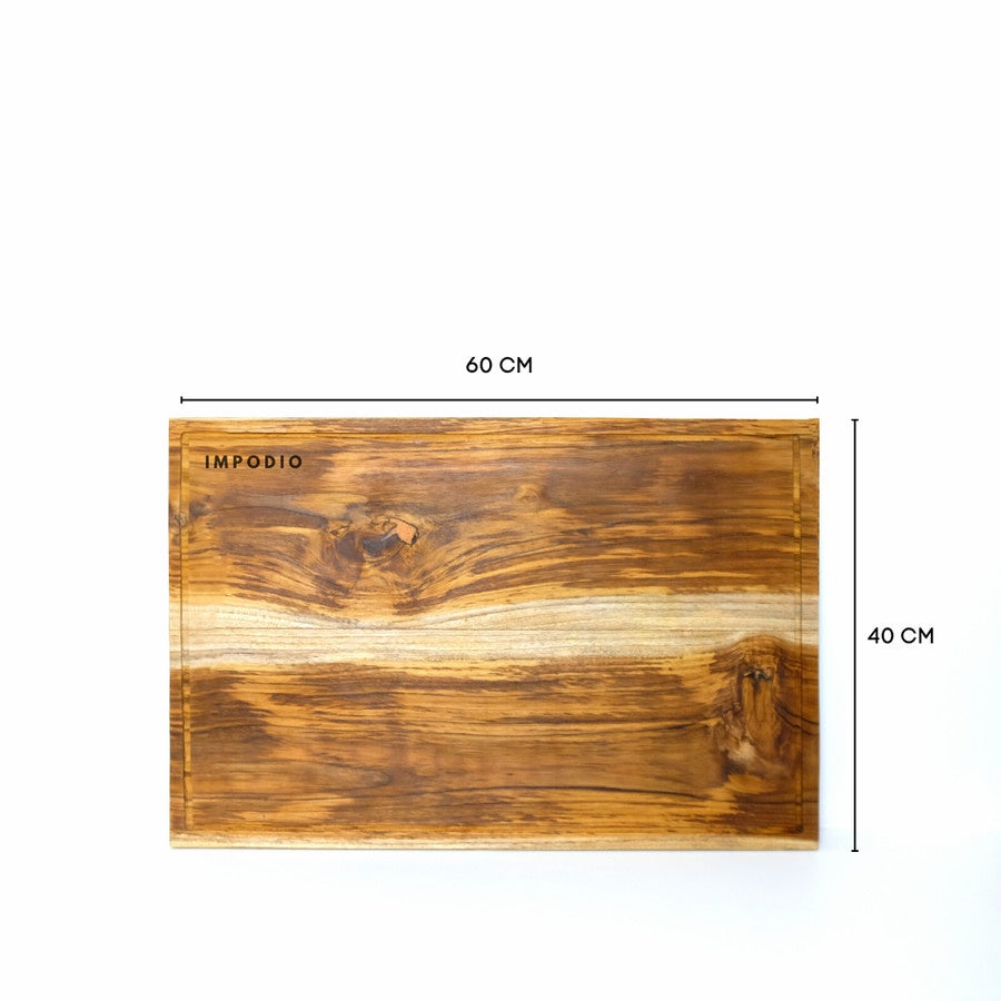 IMPODIO talenan kayu jati multifungsi besar 2 varian ukuran