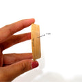 IMPODIO Piring kayu mini 6cm – cobek mangkok saos sambal mini - dalam penggunaan