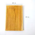 IMPODIO Talenan Kayu Jati 20x30 cm - Properti props foto makanan - close up