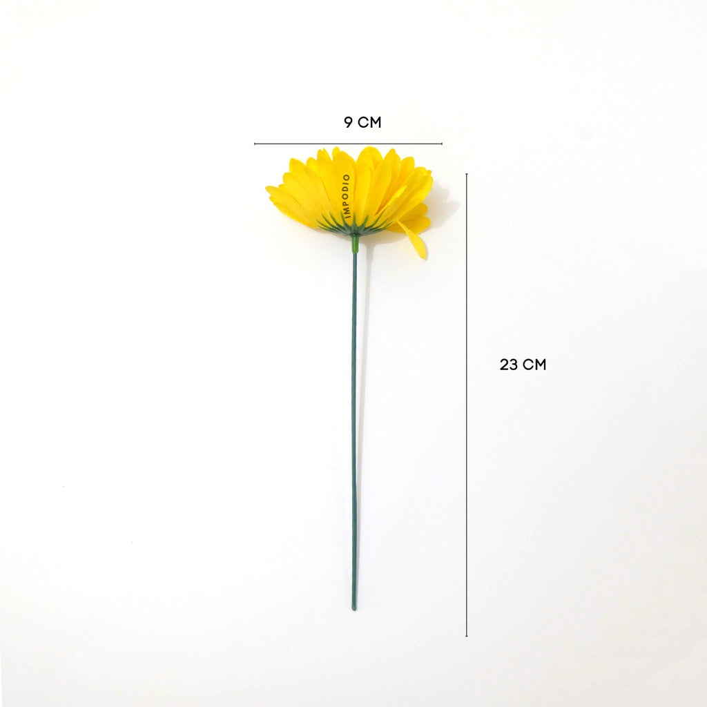 IMPODIO Bunga Krisan Aster Artificial- dekorasi foto props