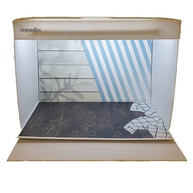 IMPODIO Box Studio foto mini ukuran A2 dengan 1 alasfoto