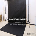 IMPODIO Background spunbond Hitam backdropfoto Ukuran 1.6 x PERMETER - detail produk