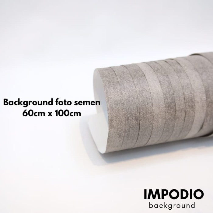 IMPODIO Background Foto motif concrete / alasfoto Semen ukuran 60x100cm