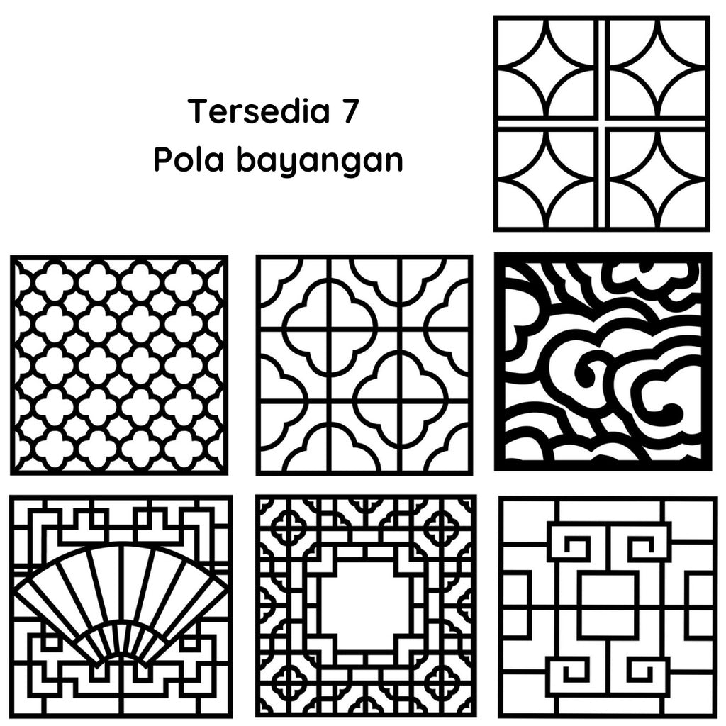 Gobo Black IMPODIO /pembentuk bayangan foto / cookie light photo props