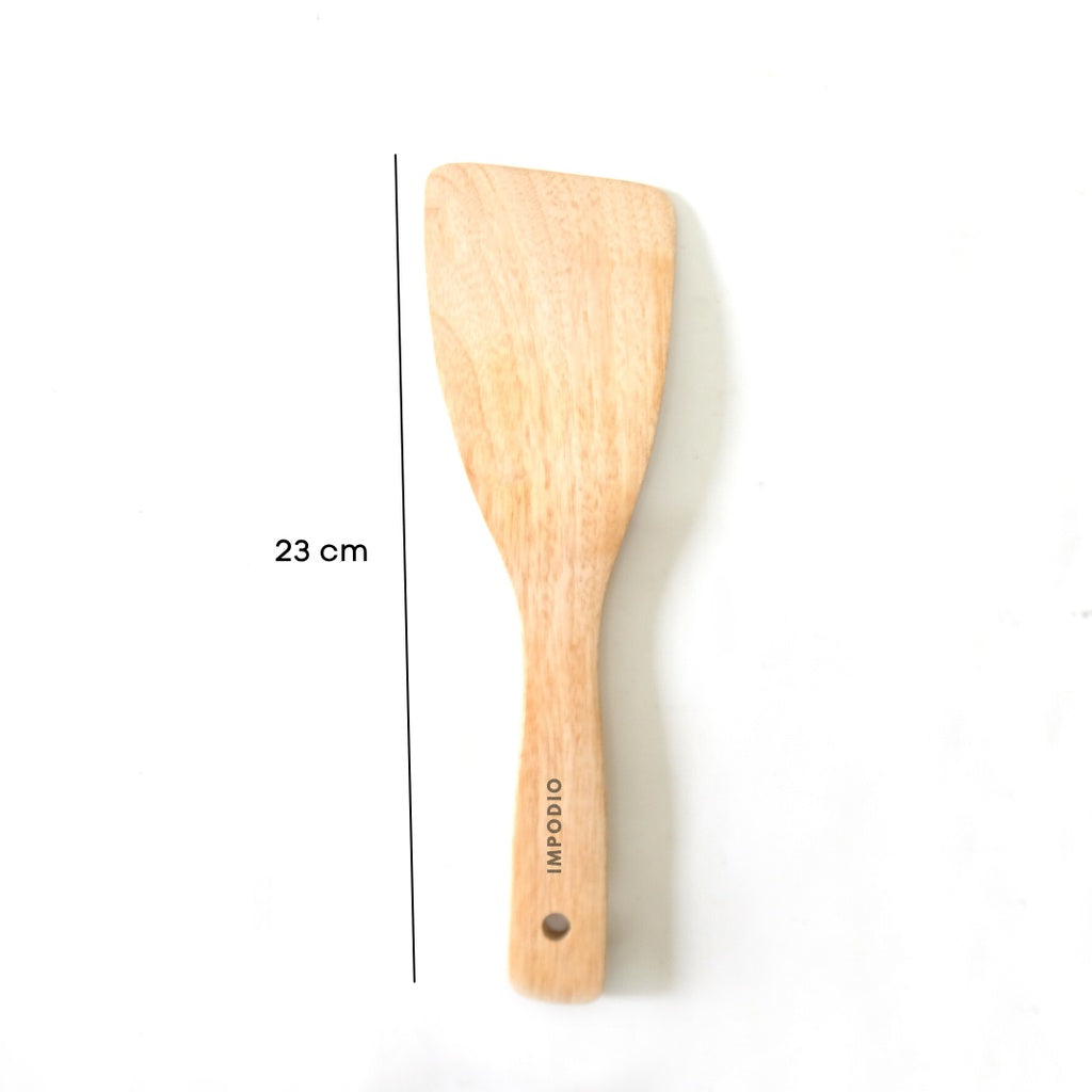 IMPODIO Spatula / Sutil / Centong masak kayu mahoni bagus panjang kuat