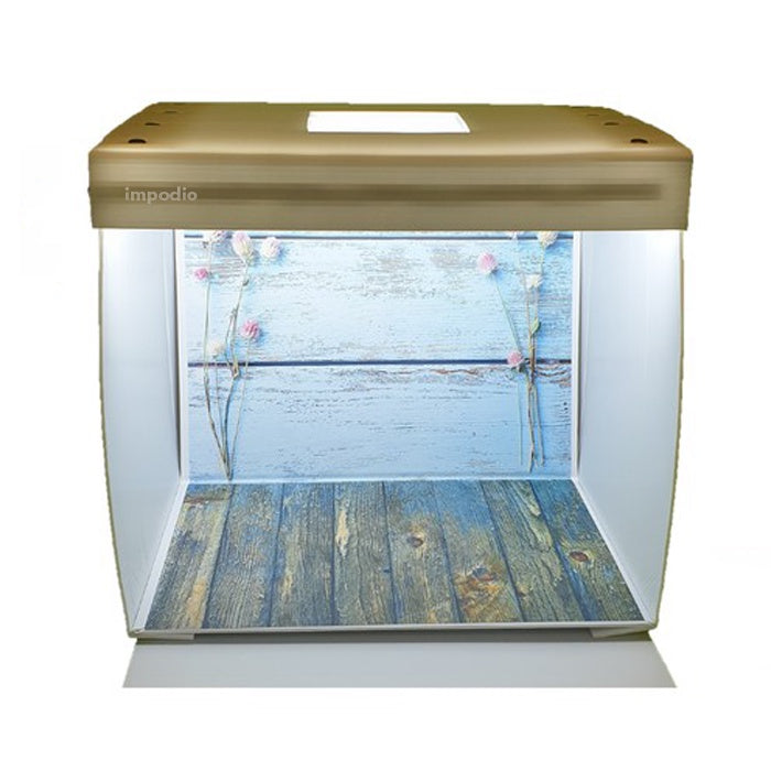 IMPODIO Mini Box Photo Studio Ukuran lebar 35 pake alasfoto