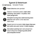 IMPODIO Keranjang hampers parcel bambu buah – properti foto - background putih