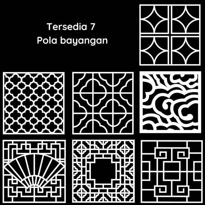 IMPODIO Gobo white – pembentuk bayangan foto - tampak samping