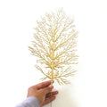 IMPODIO artificial gold tree – daun ranting plastik untuk props foto - dalam penggunaan