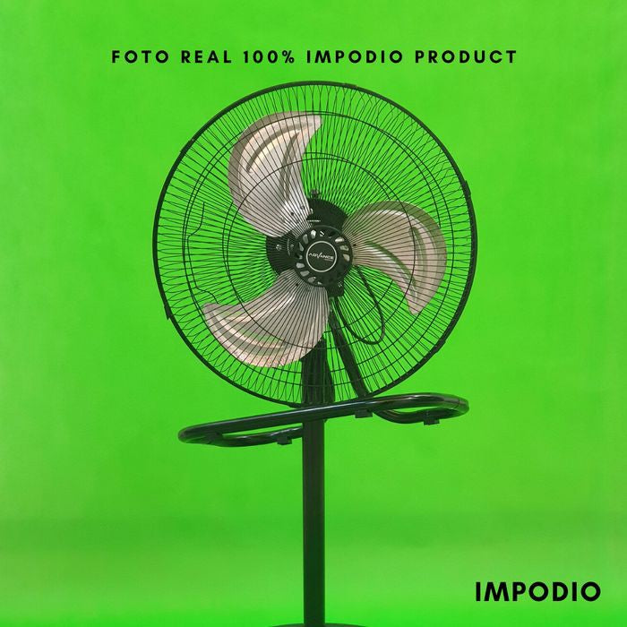 IMPODIO greenscreen spunbond backdropfoto hijau Ukuran 1.6m x permeter