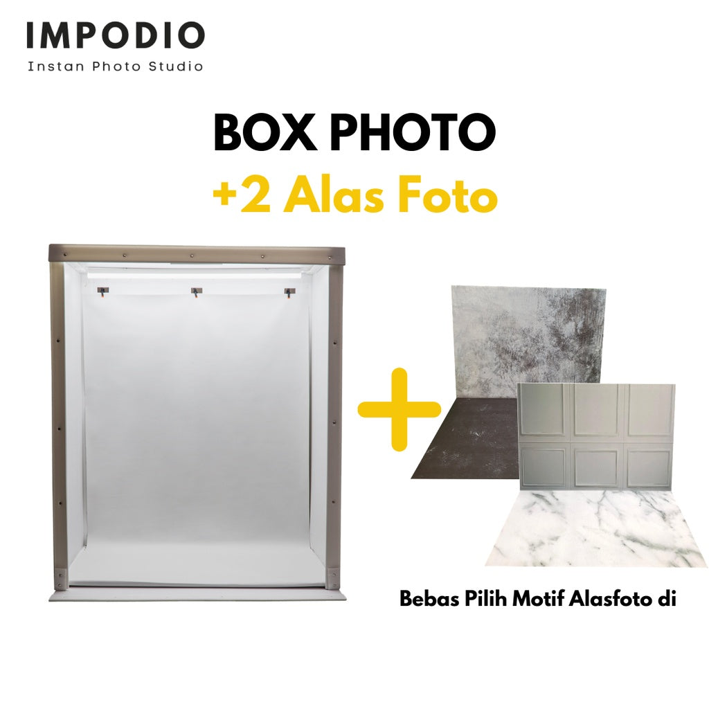 IMPODIO Box photo studio ukuran 1m x 1m