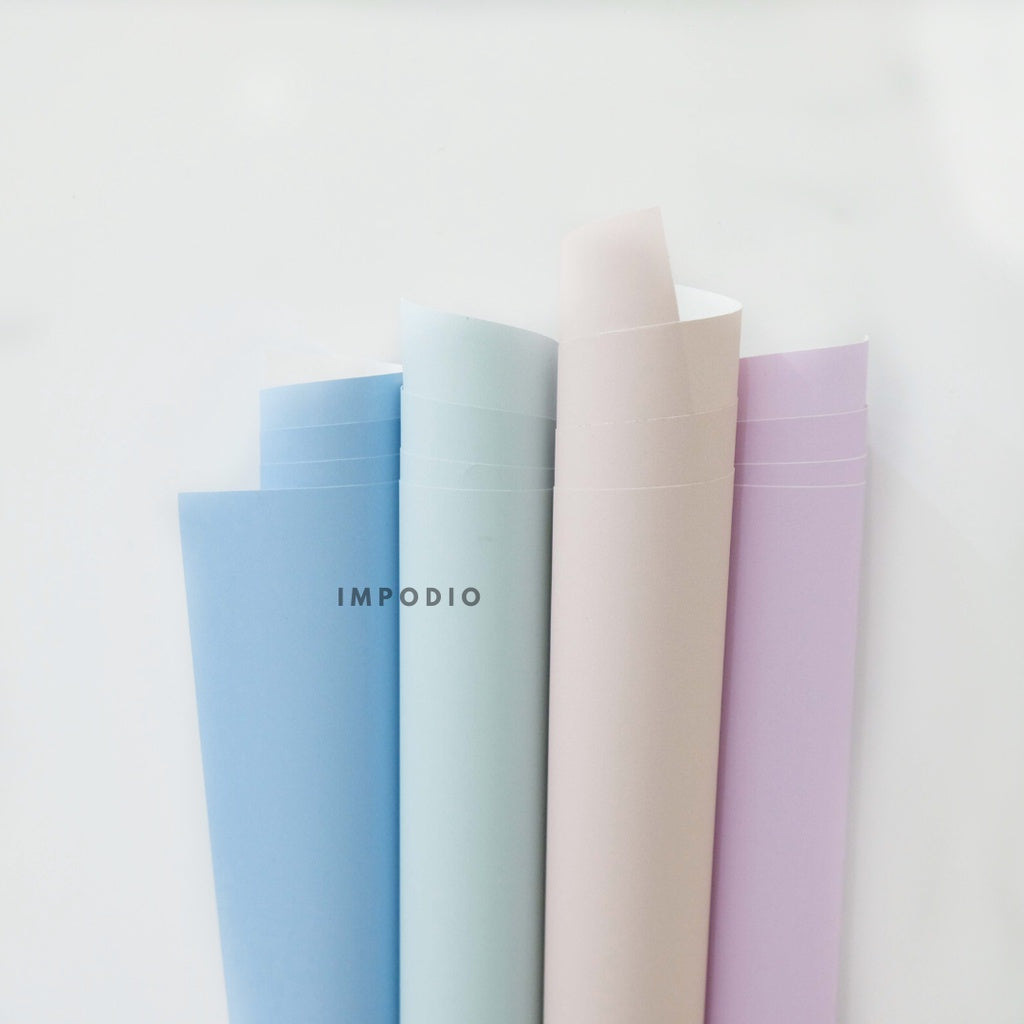 IMPODIO Background Warna Pastel 50x50cm latar foto produk