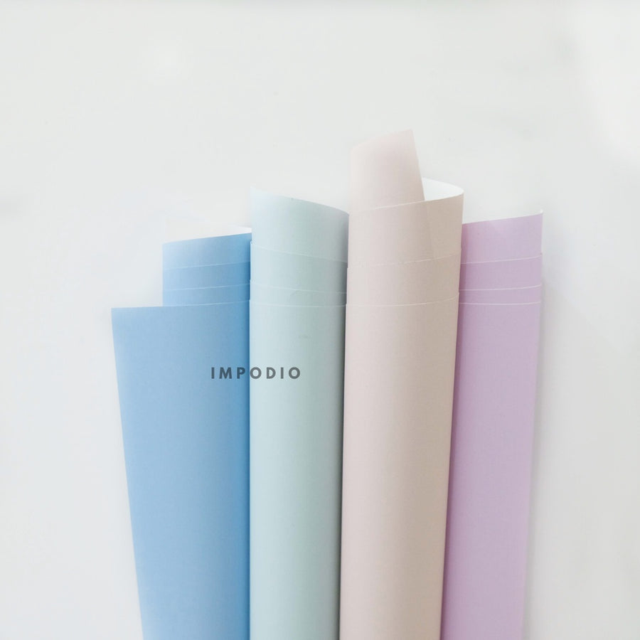 IMPODIO Background Warna Pastel 50x50cm latar foto produk